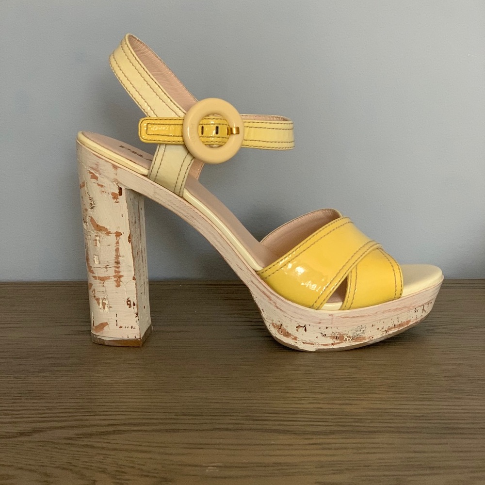 Prada Calzature Donna 1X106A Wedges/ Platform Shoe - Picture 3 of 8